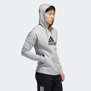 ADIDAS Hoodie Medium Grey Heather